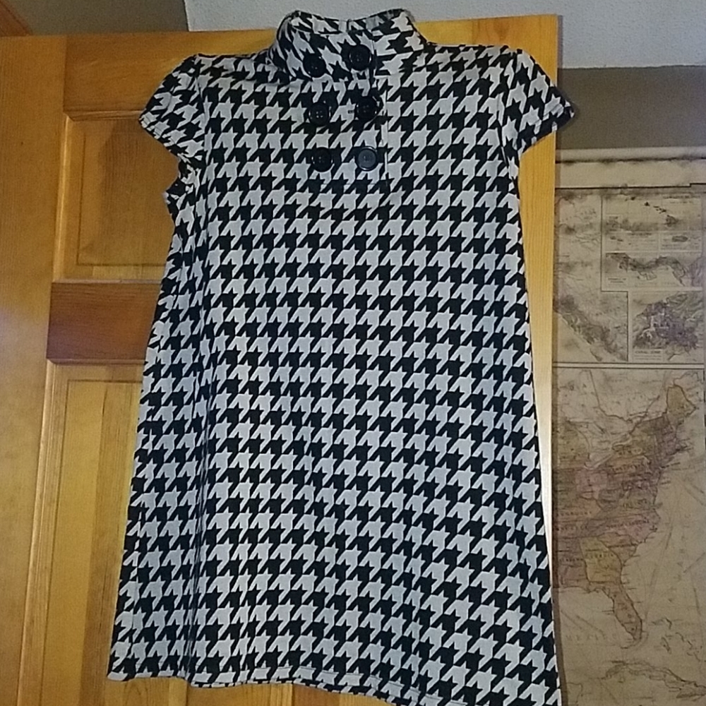 Womens Houndstooth print mini